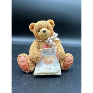 Cherished Teddies Color Me Five Figurine Age‎ 5 P Hillman Hamilton Gifts 1992